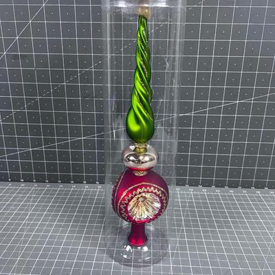 Hand Blown Glass TREE TOPPER 