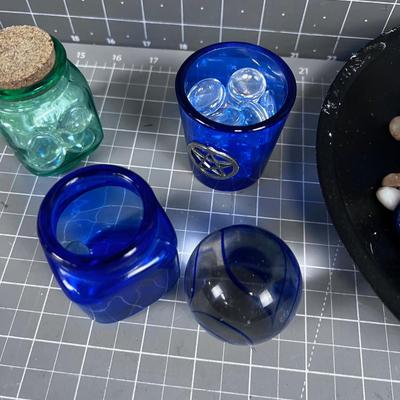 Grandma's Secret Garden, Fun Altar Items, Candle Rock Garden Etc.,