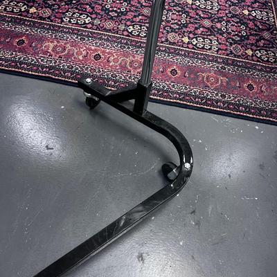 Commercial Z BASE Rolling Black Base Clothing Rack