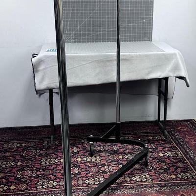 Commercial Z BASE Rolling Black Base Clothing Rack