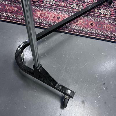 Commercial Z BASE Rolling Black Base Clothing Rack