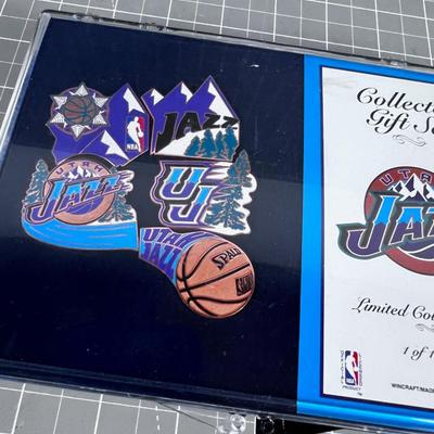 Utah JAZZ Collector Gift Set of Pins 1 of 1000 WOW! 