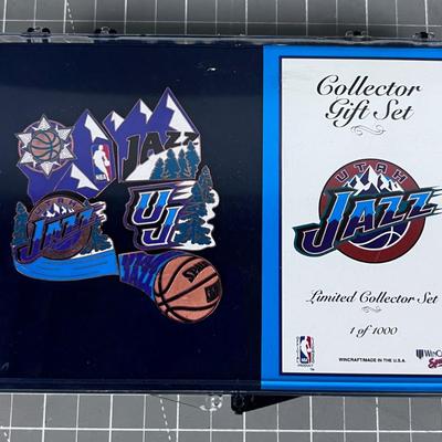 Utah JAZZ Collector Gift Set of Pins 1 of 1000 WOW! 