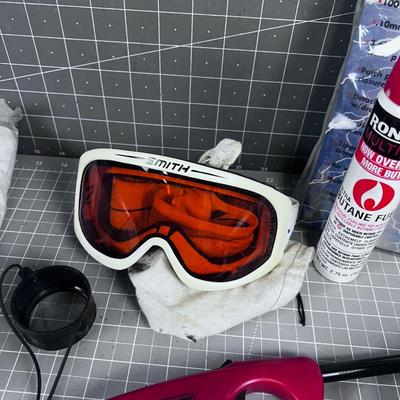Outdoor Items: Fire Starter, Rain Coat, Etc. 