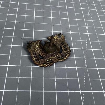 World War II Officers Cap Badge