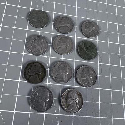 1940's and 1950's Jefferson Nickels (11) 