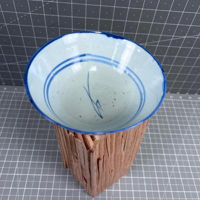 Antique Chinese  Bowl  Blue & White 