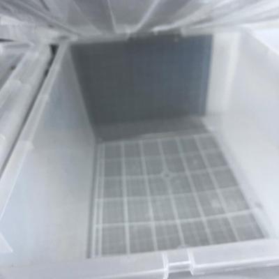 2 Clear Storage Tubs with Lids