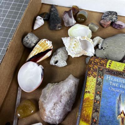 Healing with the Angels; Cards and Rocks 