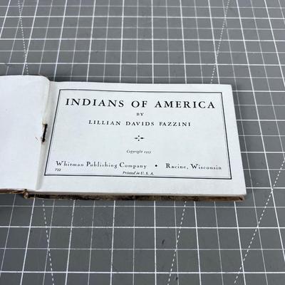 Indians of American Post Card Size Book 
