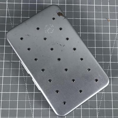 PERRINE Vintage Aluminum Fly Tackle Box 
