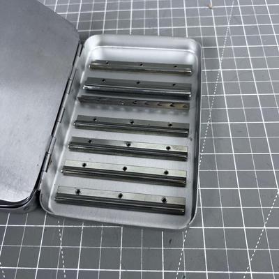 PERRINE Vintage Aluminum Fly Tackle Box 