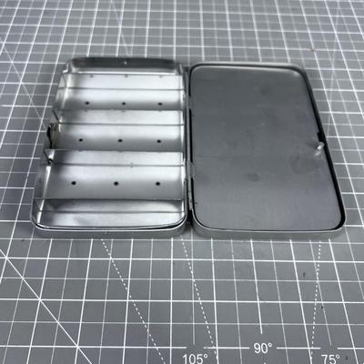PERRINE Vintage Aluminum Fly Tackle Box 