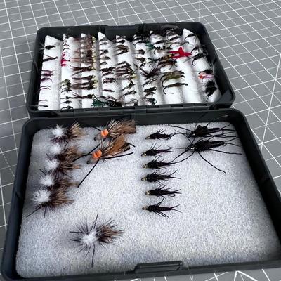 Box of fly ties, by a Pro in the Business