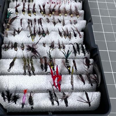 Box of fly ties, by a Pro in the Business