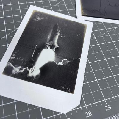 Photographs of the Space Shuttle Launch 