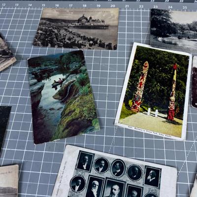 Vintage OLD Postcards; US, France other European.