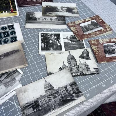 Vintage OLD Postcards; US, France other European.