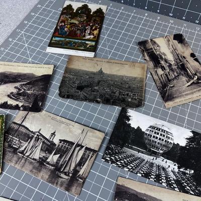 Vintage OLD Postcards; US, France other European.