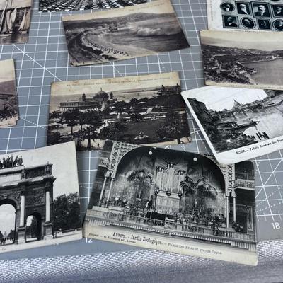 Vintage OLD Postcards; US, France other European.