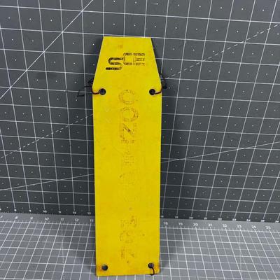 VINTAGE Corner Property Marker, Aluminum Sign 