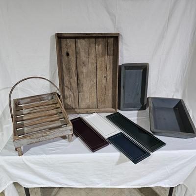 Wooden Trays & Trenchers (B1-JS)