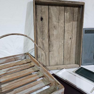 Wooden Trays & Trenchers (B1-JS)
