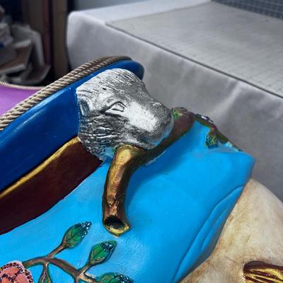 This Nearly Life Size Pony at 64" Long has been Bedazzled with Fine Sparkles and such! 