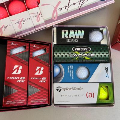 New golf balls