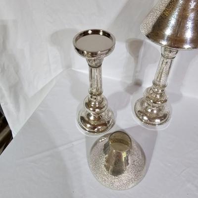 Four Mercury Glass Table Lamps (B1-JS)