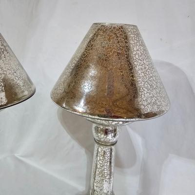 Four Mercury Glass Table Lamps (B1-JS)