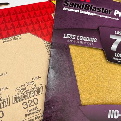Sand paper & other