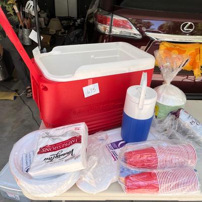Cooler & party goods