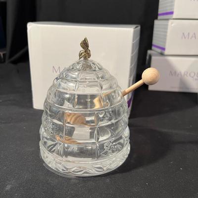 Honey Box & More Waterford Crystal Condiment Servers (LR-RG)