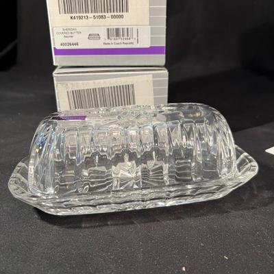 Honey Box & More Waterford Crystal Condiment Servers (LR-RG)