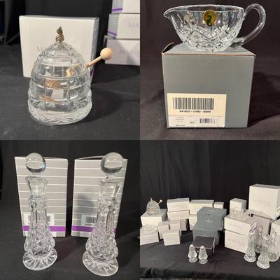 Honey Box & More Waterford Crystal Condiment Servers (LR-RG)