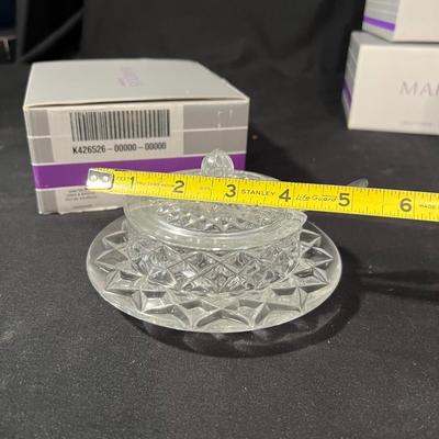 Honey Box & More Waterford Crystal Condiment Servers (LR-RG)