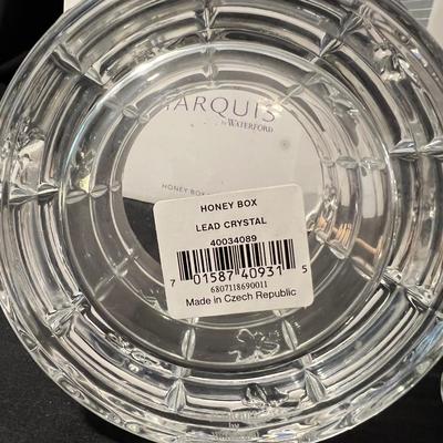 Honey Box & More Waterford Crystal Condiment Servers (LR-RG)