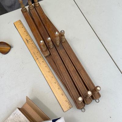 Assorted wood home decor