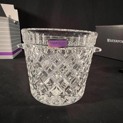 Ice Bucket/Chiller, Pitcher & Iced Tea Glasses - All Waterford Crystal (G-RG)