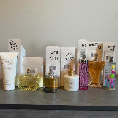Large Lot of Designer Perfumes - Jessica Simpson, Paris Hilton