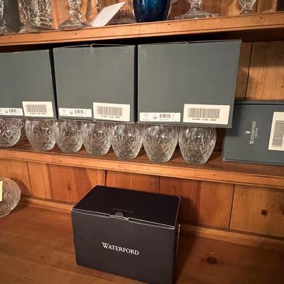 Stemless Glassware & Wine Coasters - Waterford Crystal (G-RG)