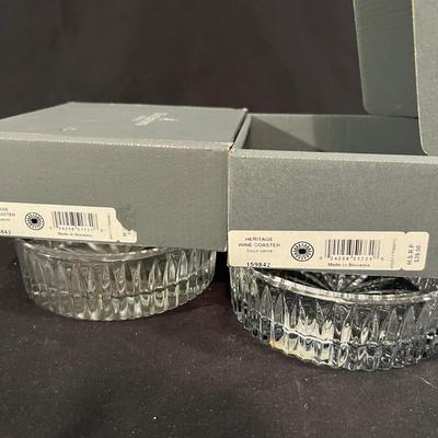 Stemless Glassware & Wine Coasters - Waterford Crystal (G-RG)