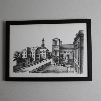 "Ecclessistical Square - 1860" St. Mary's, St. Alphonsus by Larry Casso