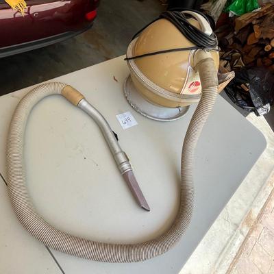 Vintage Hoover canister vacuum