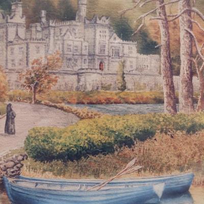 Sealed Titled & Signed Print - "Kylemore Abbey, The Big Wood, Co. Galaway"