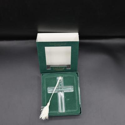 WATERFORD Christmas Cross Ornament