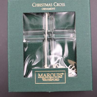 WATERFORD Christmas Cross Ornament