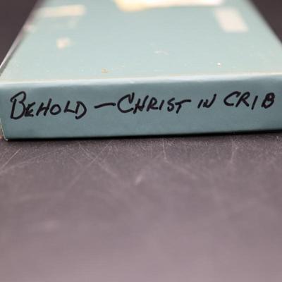LENOX - Behold Christ in Crib Ornament