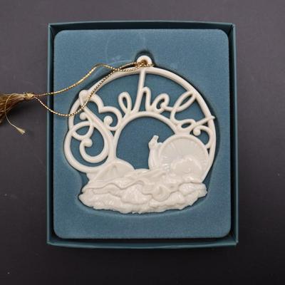 LENOX - Behold Christ in Crib Ornament